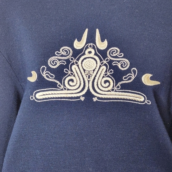 Bogner embroidered wool blend sweater - Picture 5 of 7